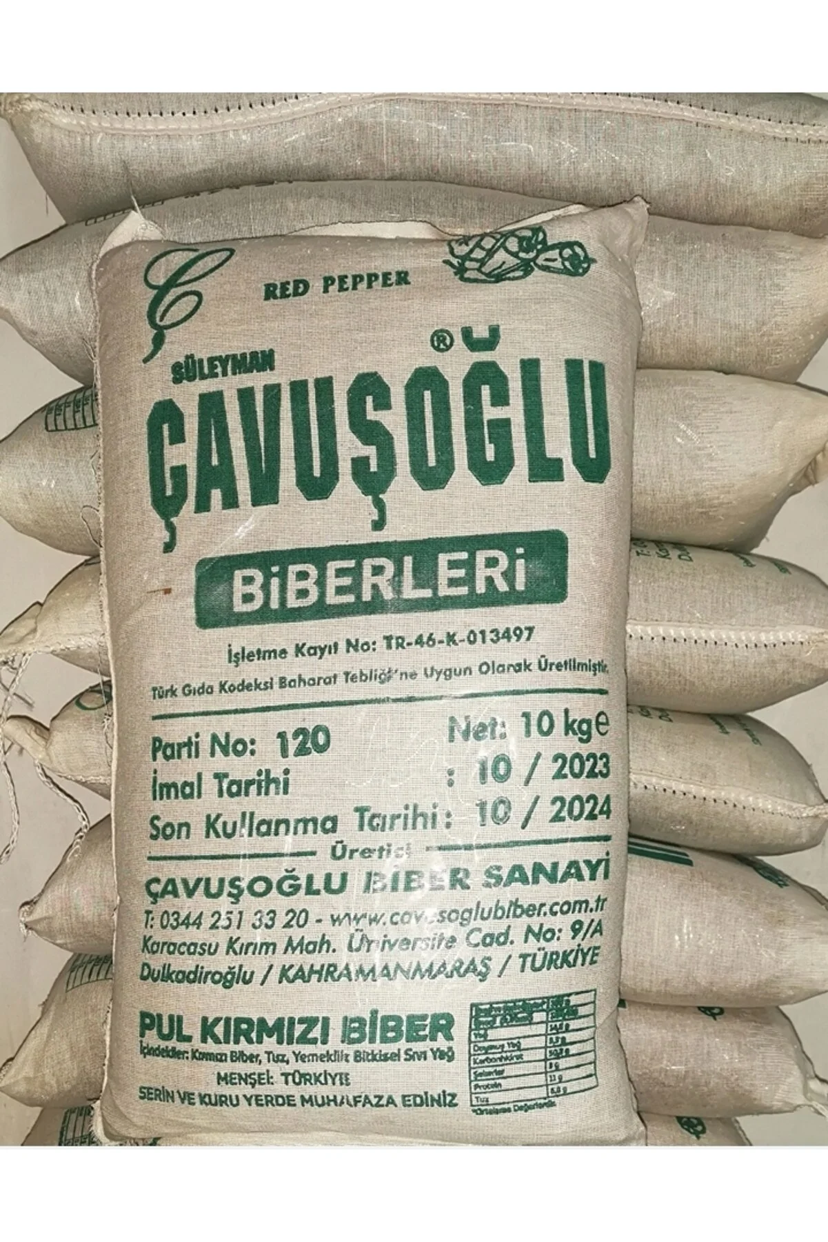 Çavuşoğlu%20Pul%20Biber%2010%20Kg