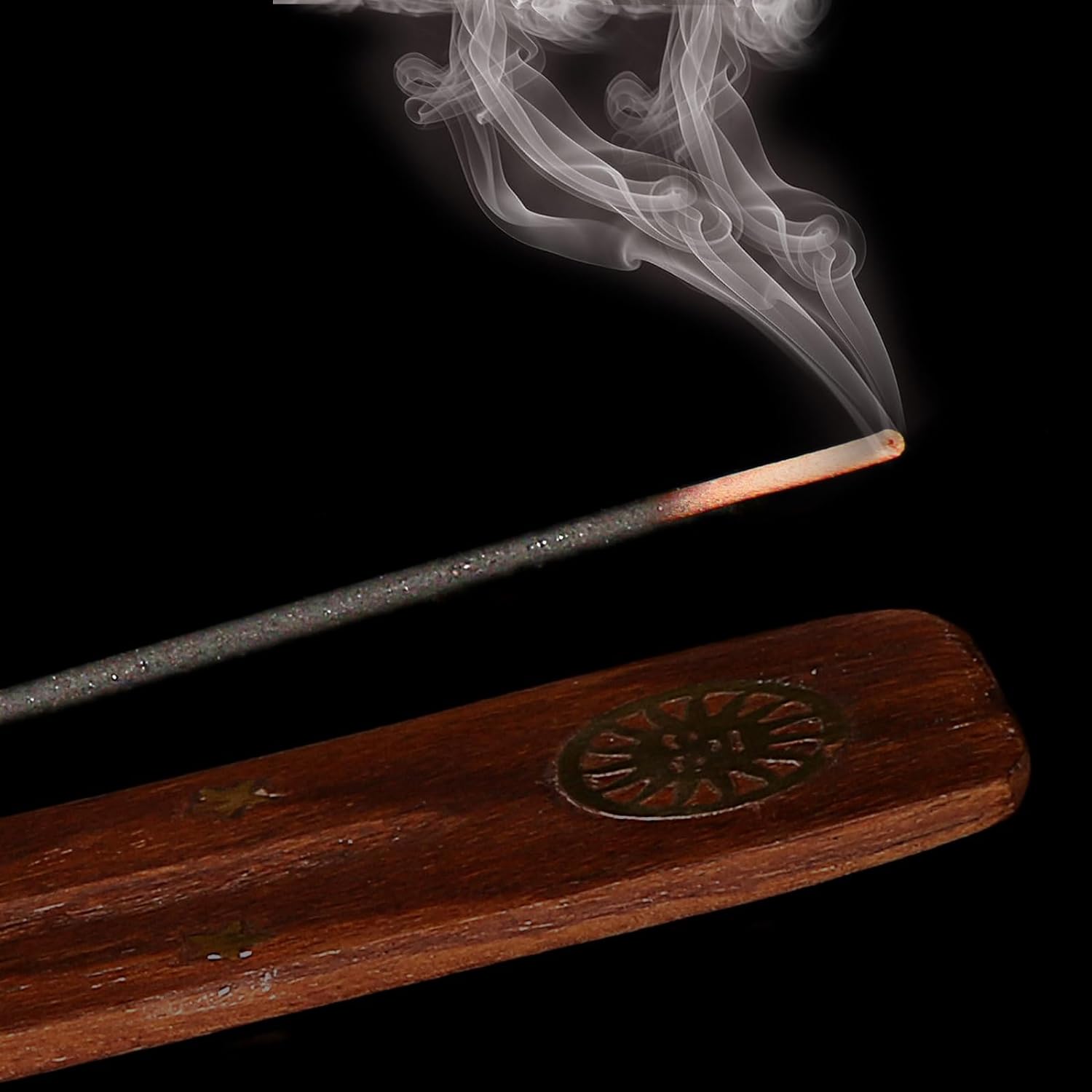 Flute çubuk tütsü seti, 6’lı karma tütsü seti 6x20 (120 çubuk), Ahşap tütsü kayığı,