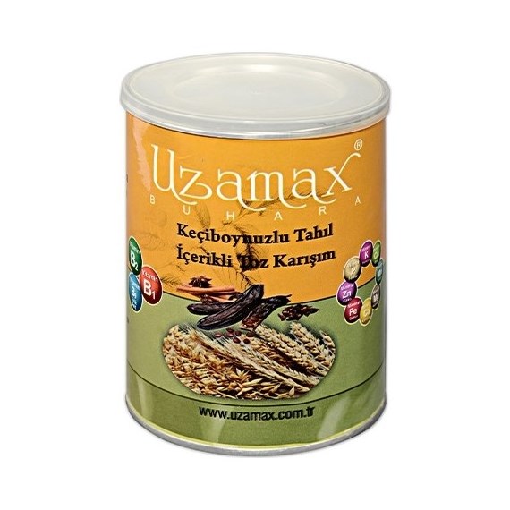 Uzamax Keçiboynuzlu Tahıl İçerikli Toz Karışım 500 gr Buhara