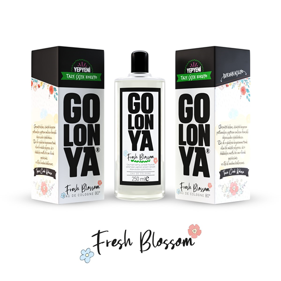 Taze Çiçek Kokusu 250 ml cam şişe