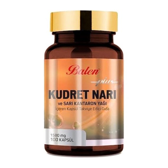 Balen Plus Kudret Narı Ve Sarı Kantaron Yağı İçeren Yumuşak Kapsül Takviye Edici Gıda