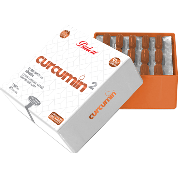 Balen Curcumin2 Kurkumin ve Piperin İçeren Yumuşak Kapsül