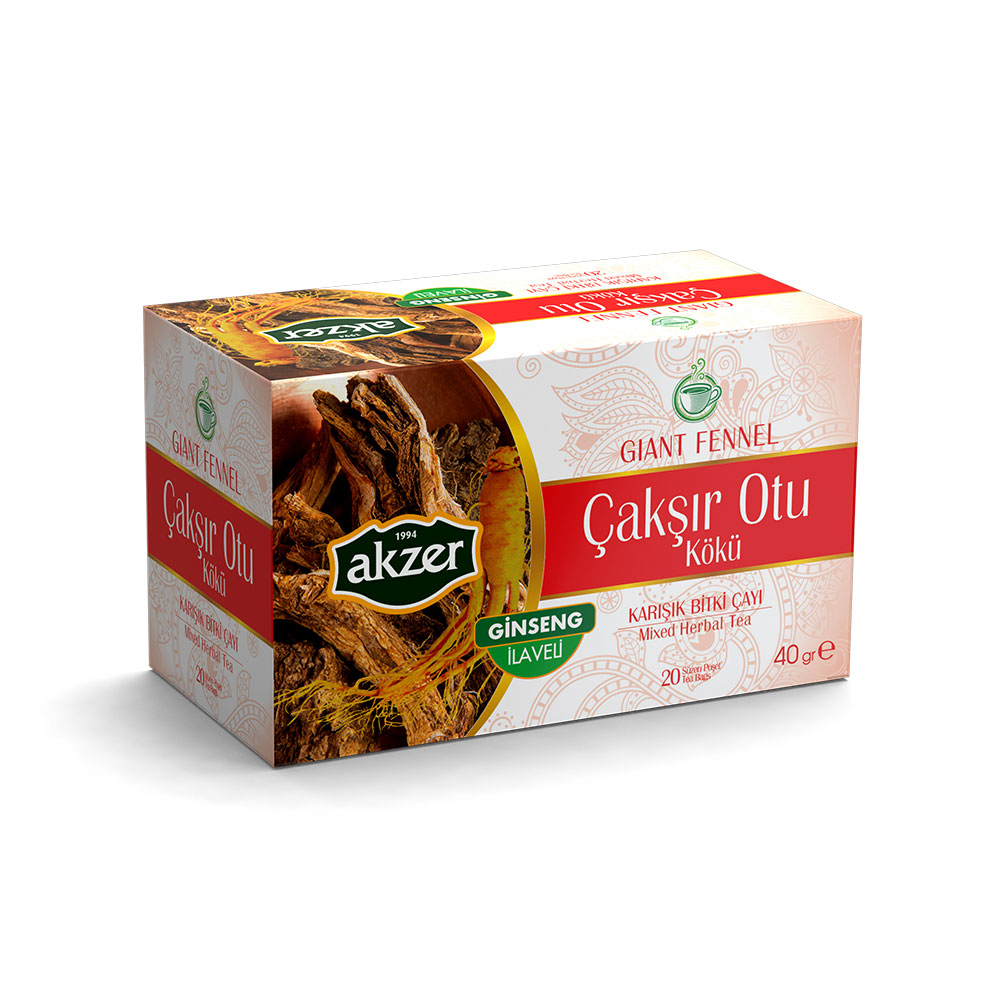 Akzer Ginseng İlaveli Çakşırotu Kökü Çay