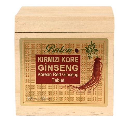 Balen Kırmızı Kore Ginseng Ekstraktı Tablet 600Mg*120