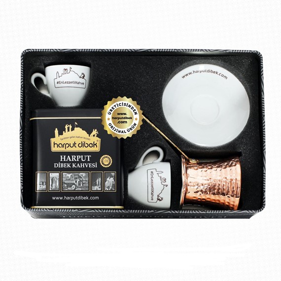 Harput Dibek Özel Kahve Seti + 250 Gr Dibek Kahvesi