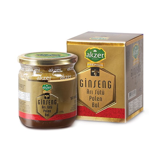 Akzer Ginsengli Arı Sütü 210 gr