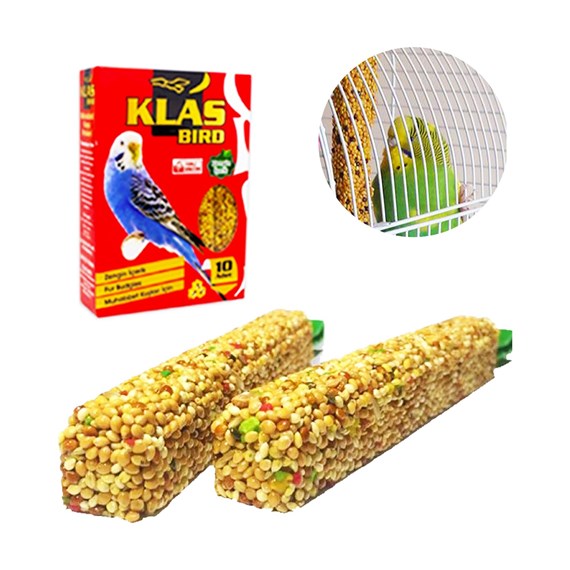 Klas Bird Muhabbet Kuşu Krakeri Ballı 10 Adet