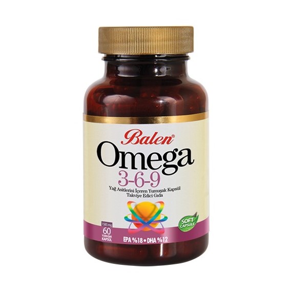Balen Omega 3,6,9 Yağ Asitlerini İçeren Yumuşak Kapsül