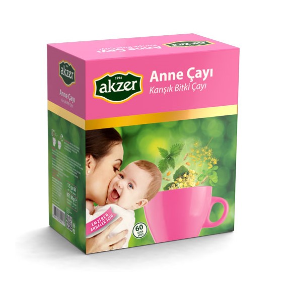 Akzer Anne Sütü Arttırıcı Çayı 60’lı