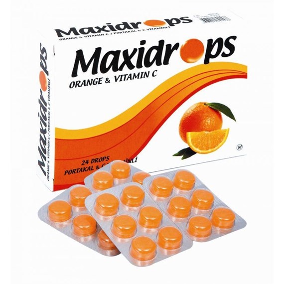 Maxidrops Portakal - C Vitaminli  Pastil