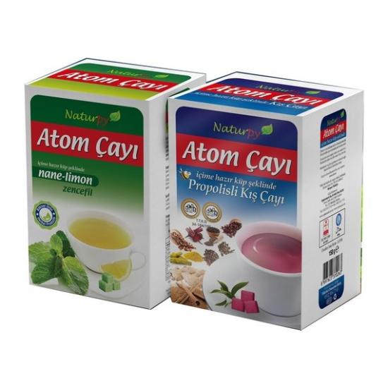 Naturpy Propolisli Atom Çayı 150 gr + Nane Limon Çayı 135 gr