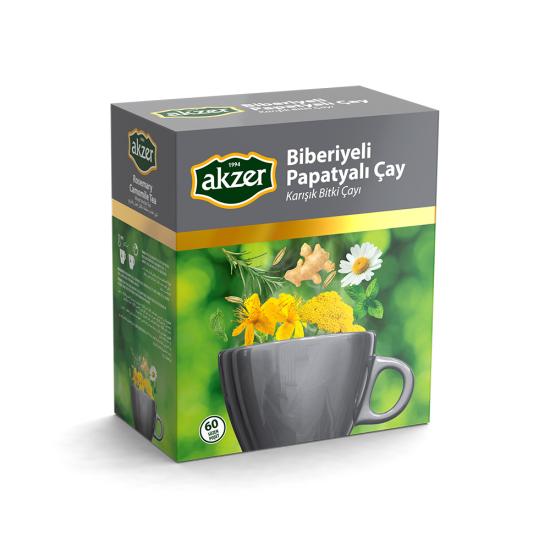 Akzer Biberiyeli Papatyalı Çay 60’lı