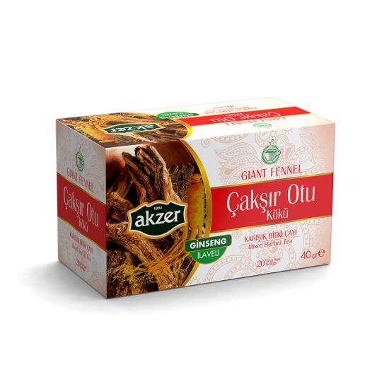 Akzer Ginseng İlaveli Çakşırotu Kökü Çay