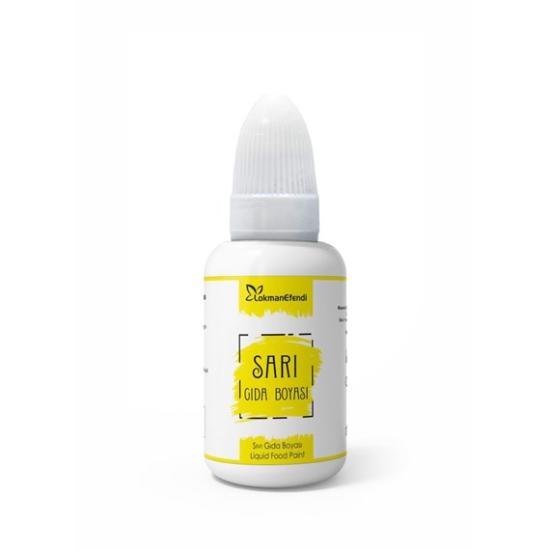 Lokman Efendi sıvı gıda boyası Sarı 25 Ml