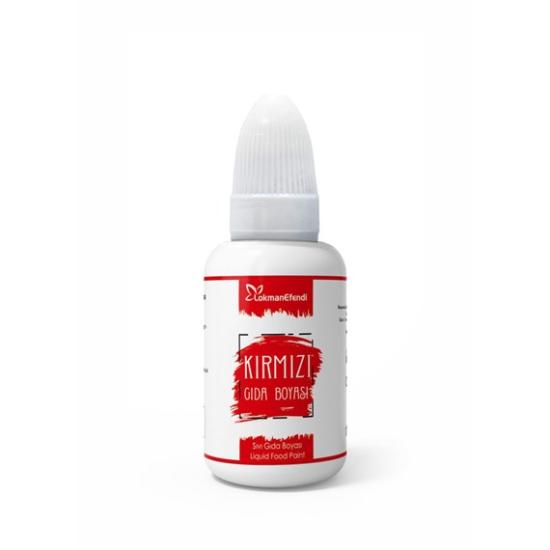 Lokman Efendi sıvı gıda boyası kırmızı 25 Ml