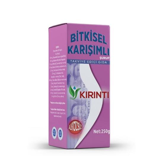 kırıntı Bitkisel Karışımlı Alkolsüz Isveç Şurubu 250 Ml