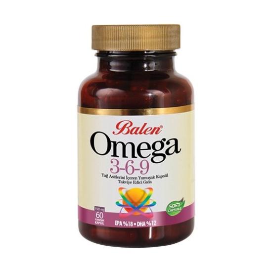 Balen Omega 3,6,9 Yağ Asitlerini İçeren Yumuşak Kapsül