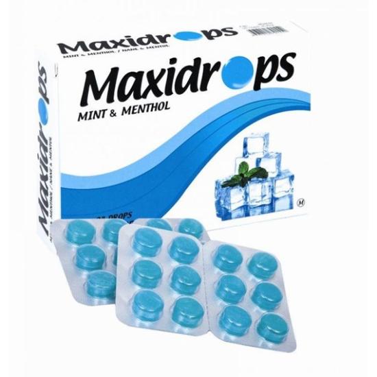 Maxidrops Nane & Mentol Boğaz Pastili