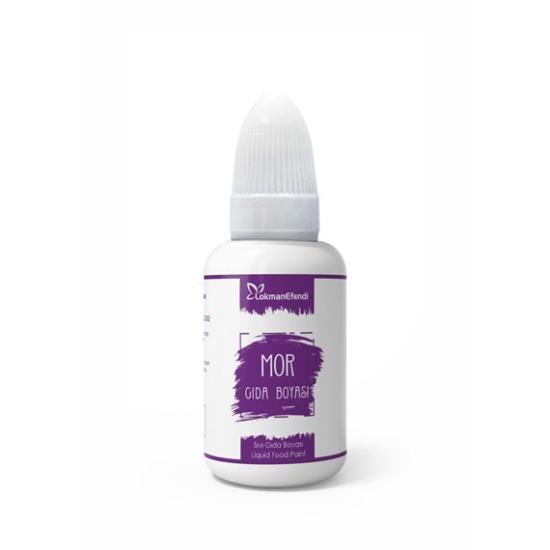 Lokman Efendi sıvı gıda boyası Mor 25 Ml