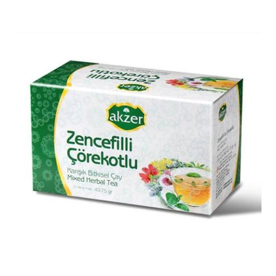 Akzer Zencefilli Çörekotlu Çay