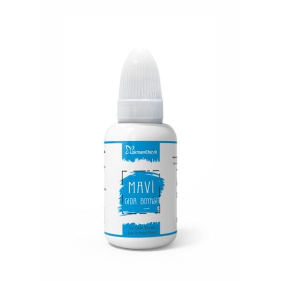 Lokman Efendi sıvı gıda boyası Mavi 25 Ml