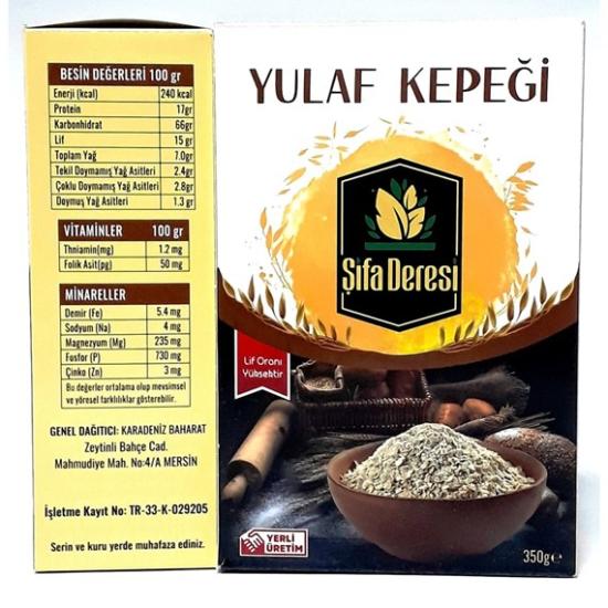 Şifa Deresi Yulaf Kepeği 350 Gr