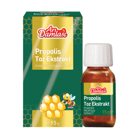 PROPOLİS TOZ EKSTRAKT 15 gr PROPOLİS TOZ EKSTRAKT 15gr