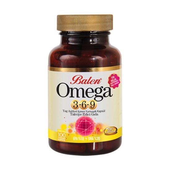 Balen Omega 3,6,9 Yağ Asitlerini İçeren Yumuşak Kapsül