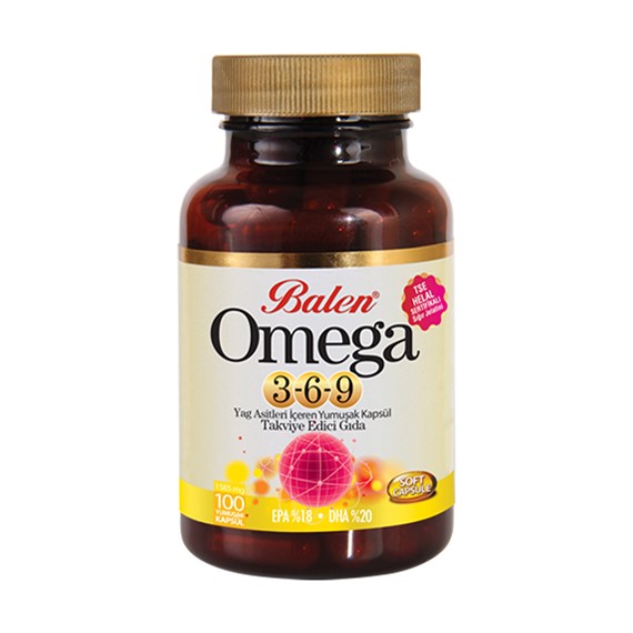 Balen Omega 3,6,9 Yağ Asitlerini İçeren Yumuşak Kapsül