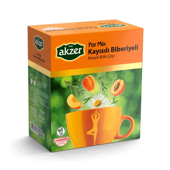 Akzer kaysılı Detoks Çayı 60’lı