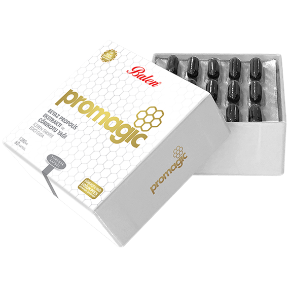 Balen Promagic Propolis Ekstraktı ve Çörekotu Yağı İçeren Yumuşak Kapsül