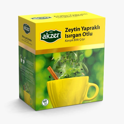 Akzer Zeytin Yapr.Isırgan Otlu Çay 60’lı